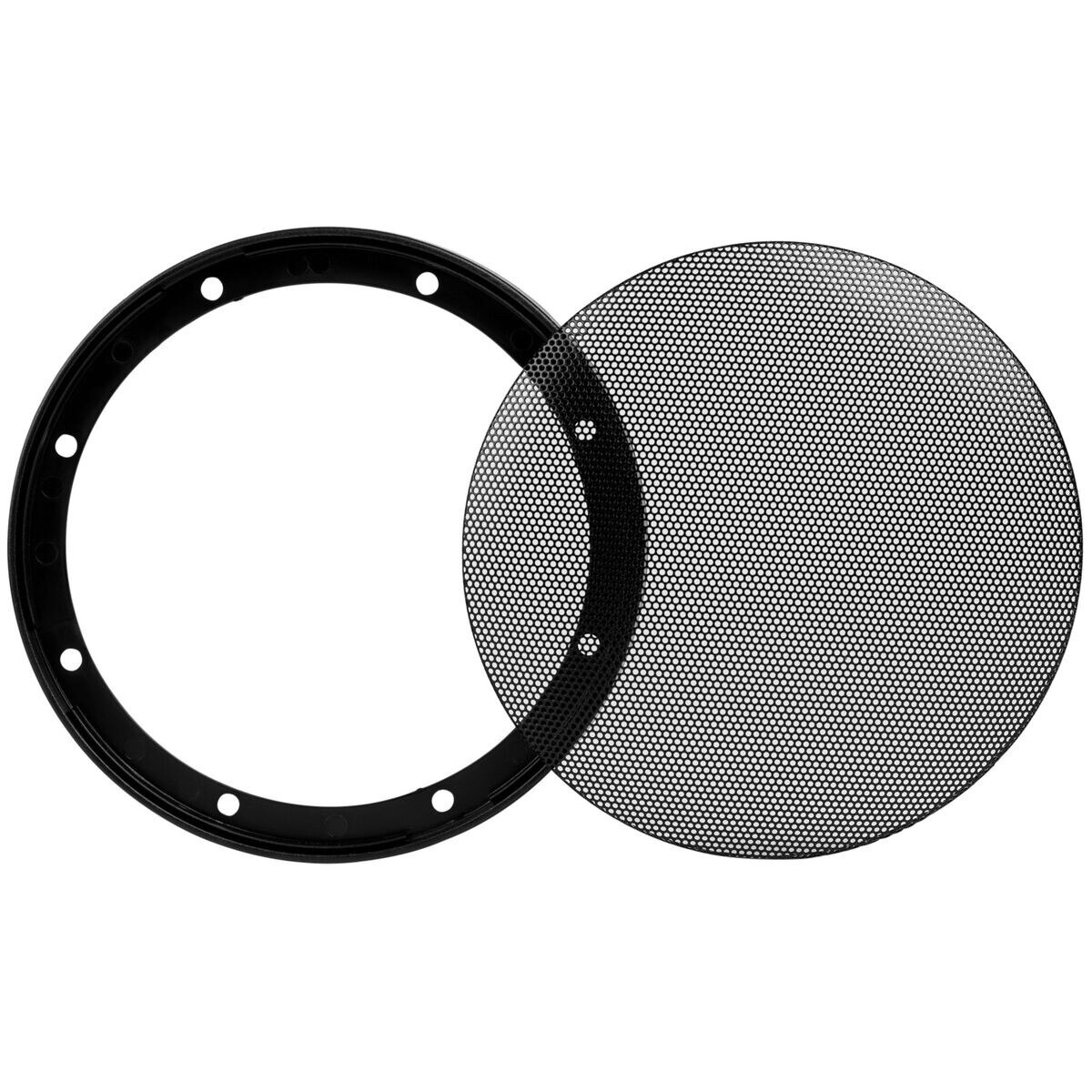 61/2" Car Type Steel Mesh 2Piece Speaker Grill with Plastic Mounting Ring